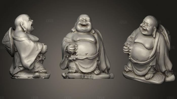 Статуя Будды 3d stl модель для ЧПУ